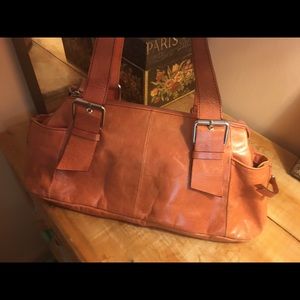 Designer leather bag